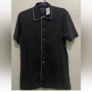 Todd Snyder Made in L.A. Montauk Tipped Full Placket Polo Size X-Small  NWT